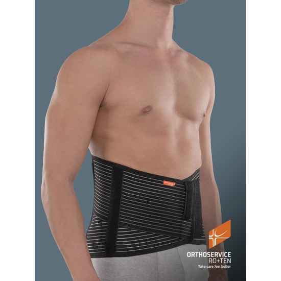 EASYCO CORSETTO ELASTICO MILLERIGHE NERO