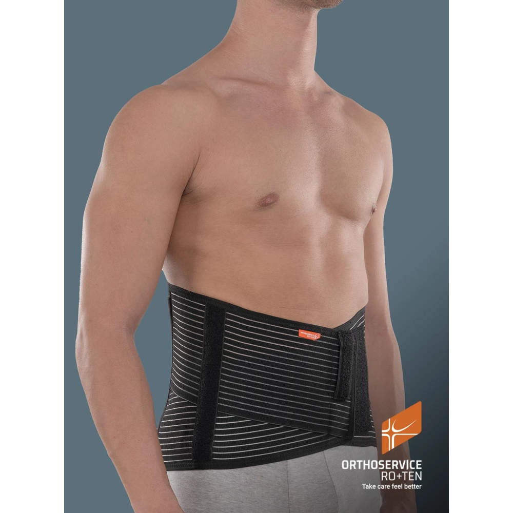 EASYCO CORSETTO ELASTICO MILLERIGHE NERO