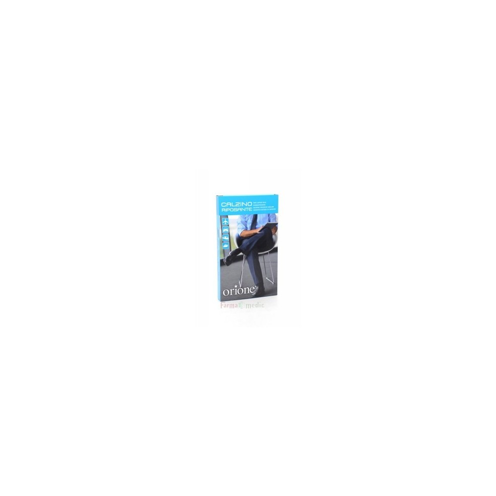 ORIONE 117 CALZINO RIPOSANTE COTONE BLU/NERO