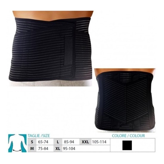 ORIONE 3082 CORSETTO LOMBOSACRALE NERO