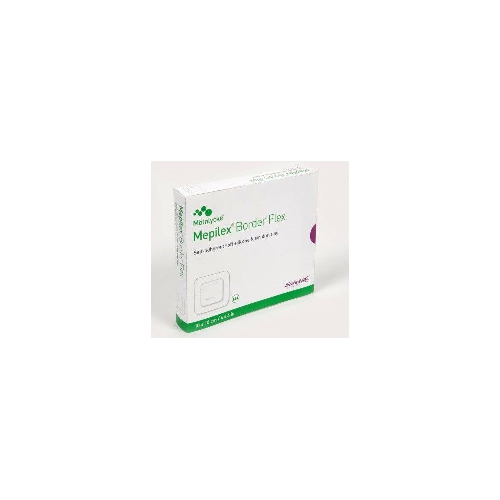 MEPILEX BORDER FLEX ADESIVO 10X10 - 5PZ