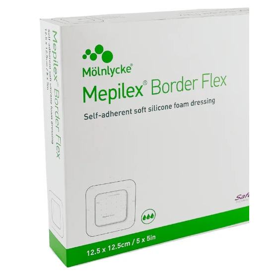 MEPILEX BORDER FLEX 12,5X12,5 - 5PZ