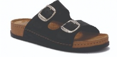 BORA 2 BUCKLES NUBUCK NERO 38