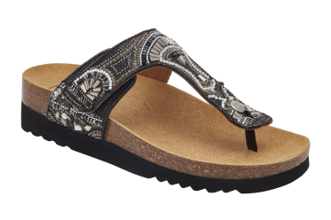 LISBOA FLIPFLOP MICR+PERL.NERO35
