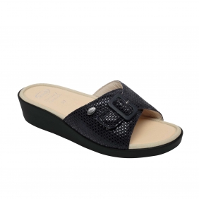 MANGO PELLE SCAMOSC.NAVY BLUE 39