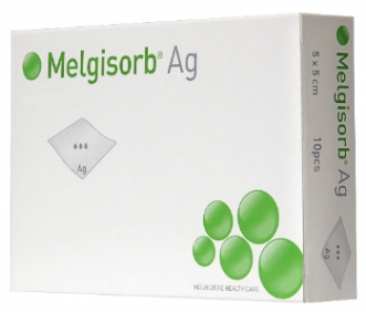 MELGISORB AG MEDICAZ.10X10 PZ.10