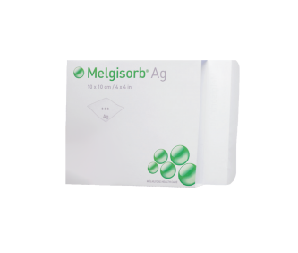 MELGISORB AG MEDICAZ.10X10 PZ.10