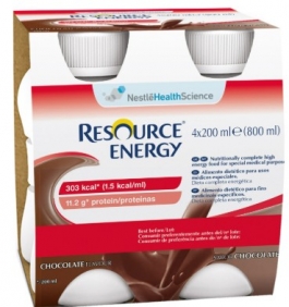 RESOURCE ENERGY CIOCCOL. 4X200ML
