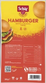 SCHAR PANINI HAMBURGER 4X75GR