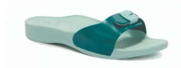 SCHOLL SUN PVC PETROLIO/AQUAM.36