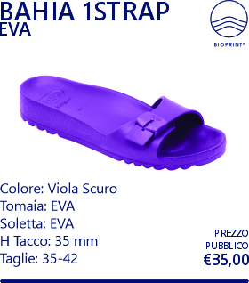 BAHIA 1STRAPS VIOLA SCURO