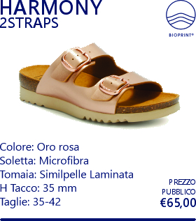 HARMONY 2STRAPS ORO ROSA