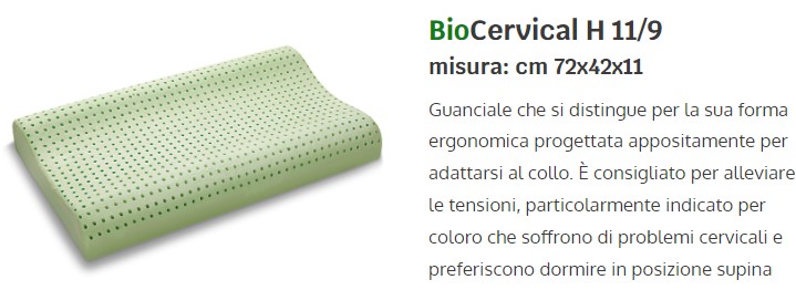 Ibio cervical 11 9 cuscino 