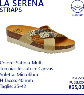 LA SERENA STRAPS SABBIA