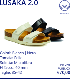 LUSAKA20 BIANCO NERO