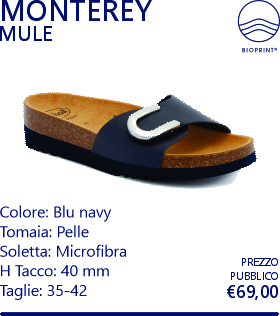 MONTEREY MULE BLU NAVY