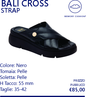 bali cross nero