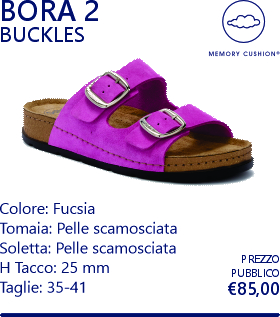 bora 2 buckles fucsia