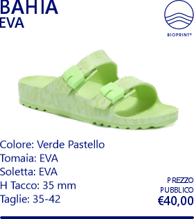 BAHIA EVA VERDE PASTELLO