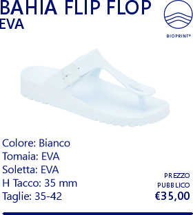 BAHIA FLIP FLOP BIANCO