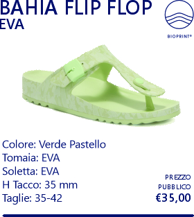 BAHIA FLIP FLOP VERDE PASTELLO