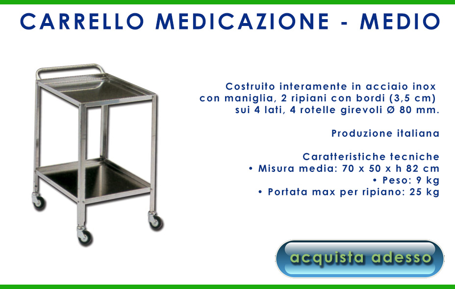 CARRELLO A MEDICAZIONE 27434