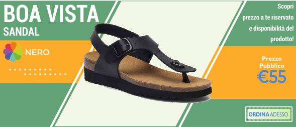 BOA VISTA SANDAL NERO