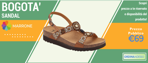 BOGOTA SANDAL MARRONE