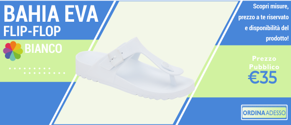 BAHIA FLIPFLOP BIANCO