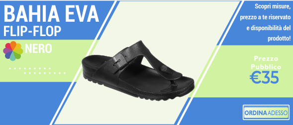 BAHIA FLIPFLOP NERO