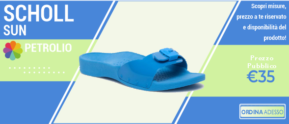 SCHOLL SUN petrolio