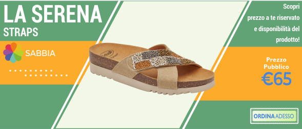 LA SERENA STRAPS SABBIA