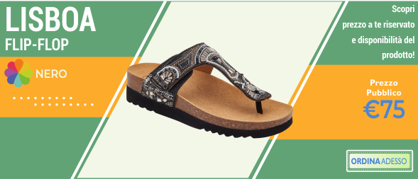 LISBOA FLIP FLOP NERO