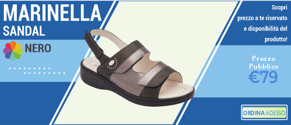 marinella sandal nero