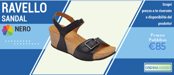 ravello sandal nero
