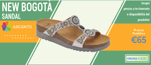 NEW BOGOTA SANDAL ARGENTO
