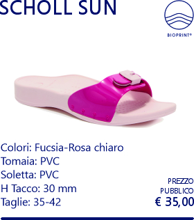 SCHOLL SUN  FUCSIA ROSA CHIARO