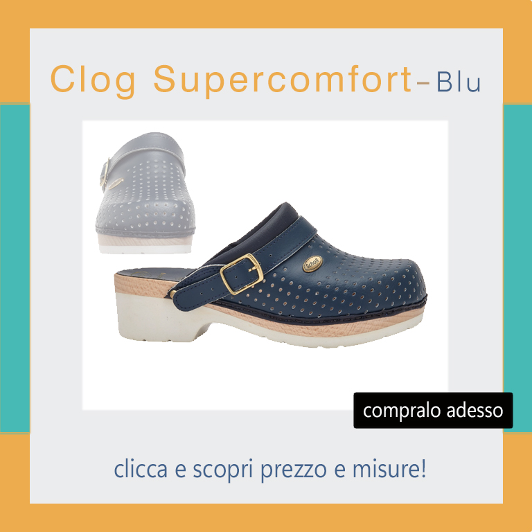 clog supercomfort blu