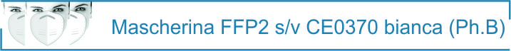 testatina ffp2 CE0370 PH BIANCA
