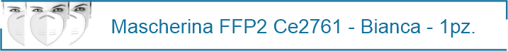 testatina ffp2 certificazioni 02761 bianca