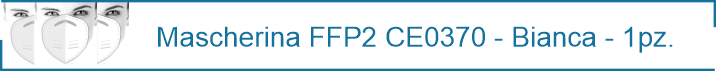 testatina ffp2 certificazioni 0370 bianca