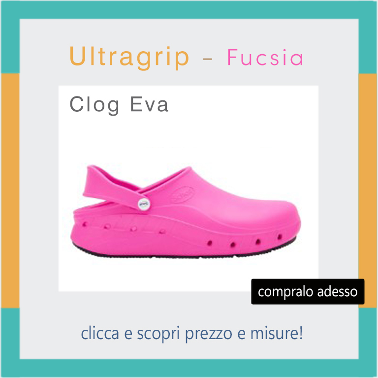 ultragrip Fucsia clog eva