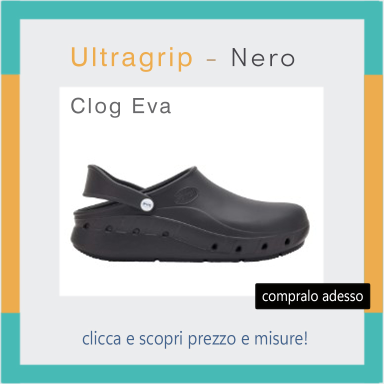 ultragrip Nero clog eva