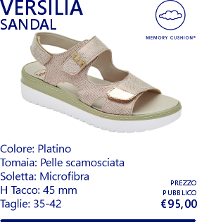 versilia sandal platino